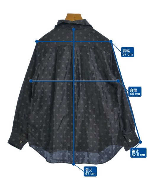 BLACK COMME des GARCONS（ブラックコムデギャルソン）ブラウス 黒 サイズ:XS レディース/2200731130047