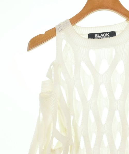 BLACK COMME des GARCONS（ブラックコムデギャルソン）ニット・セーター 白 サイズ:L レディース/2200732390112