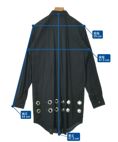BLACK COMME des GARCONS（ブラックコムデギャルソン）カジュアルシャツ 黒 サイズ:M レディース/2200732671099