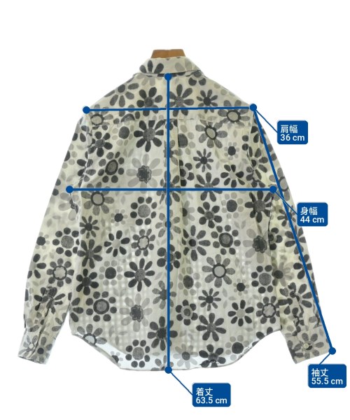 BLACK COMME des GARCONS（ブラックコムデギャルソン）カジュアルシャツ 白 サイズ:XS レディース/2200735005051
