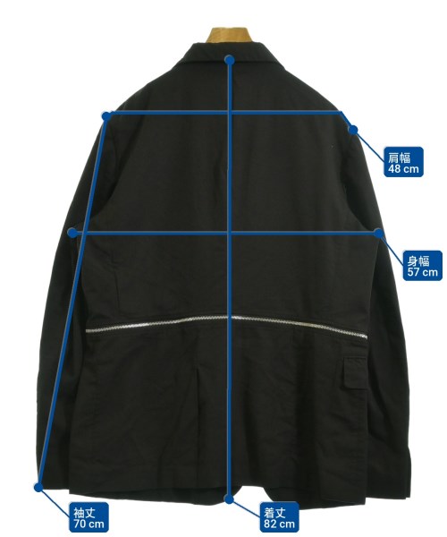 BLACK COMME des GARCONS（ブラックコムデギャルソン）ジャケット 黒 サイズ:XXL メンズ/2200737251050