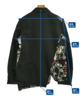BLACK COMME des GARCONS（ブラックコムデギャルソン）カジュアルジャケット 黒 サイズ:M メンズ/2200737537017