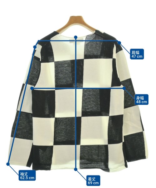 BLACK COMME des GARCONS（ブラックコムデギャルソン）ニット・セーター 白 サイズ:L メンズ/2200737537024