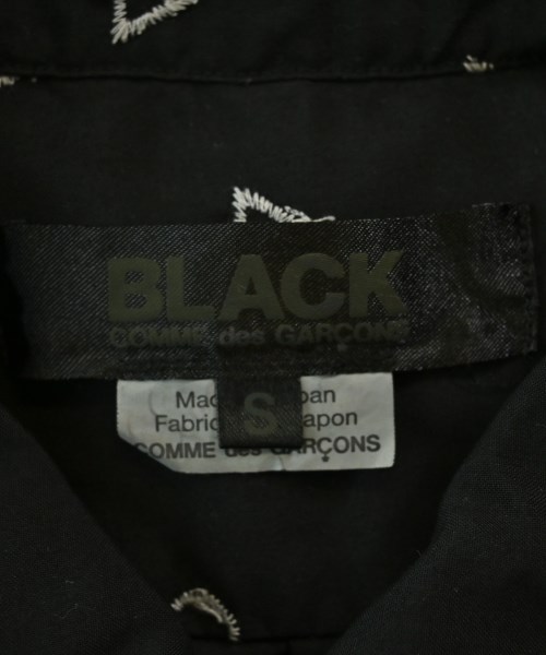 BLACK COMME des GARCONS（ブラックコムデギャルソン）カジュアルシャツ 黒 サイズ:S レディース/2200714960364