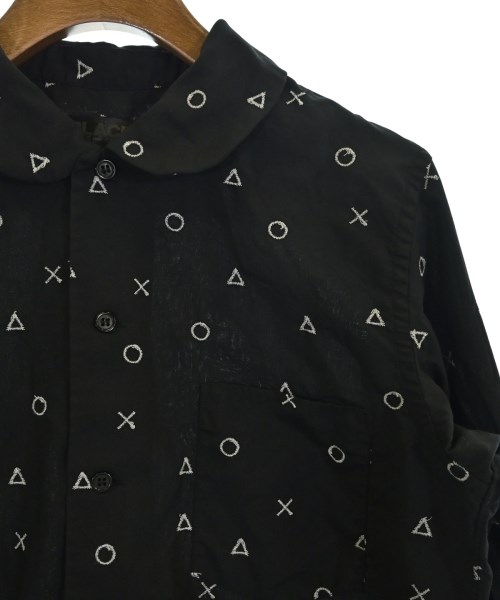 BLACK COMME des GARCONS（ブラックコムデギャルソン）カジュアルシャツ 黒 サイズ:S レディース/2200714960364