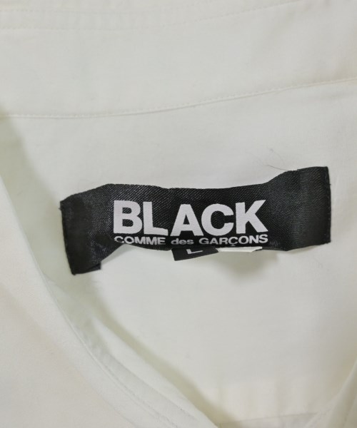 BLACK COMME des GARCONS（ブラックコムデギャルソン）カジュアルシャツ 白 サイズ:L メンズ/2200719814099
