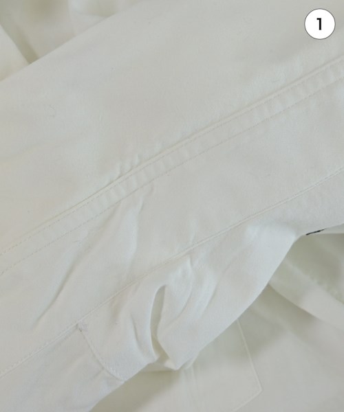 BLACK COMME des GARCONS（ブラックコムデギャルソン）カジュアルシャツ 白 サイズ:L メンズ/2200719814099