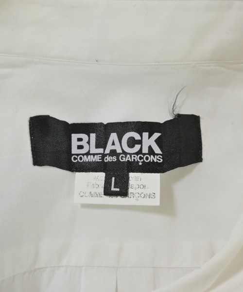 BLACK COMME des GARCONS（ブラックコムデギャルソン）カジュアルシャツ 白 サイズ:L メンズ/2200719814105