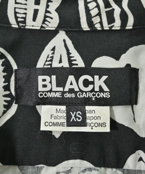 BLACK COMME des GARCONS（ブラックコムデギャルソン）カジュアルシャツ 黒 サイズ:XS レディース/2200718700119