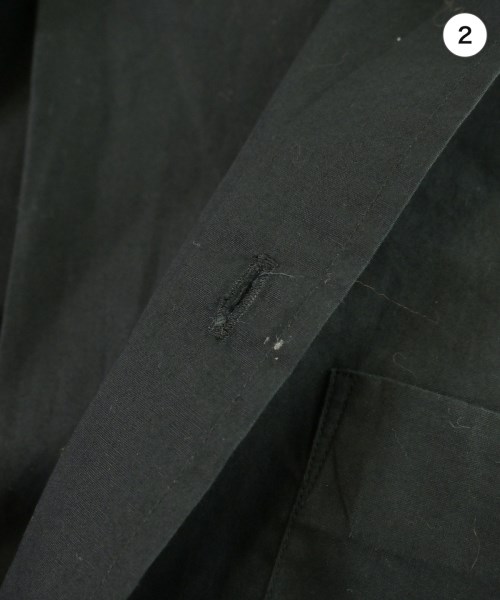 BLACK COMME des GARCONS（ブラックコムデギャルソン）カジュアルシャツ 黒 サイズ:XL メンズ/2200721062020