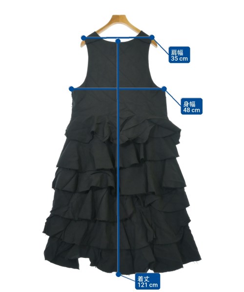 BLACK COMME des GARCONS（ブラックコムデギャルソン）ワンピース 黒 サイズ:S レディース/2200719687174