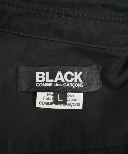 BLACK COMME des GARCONS（ブラックコムデギャルソン）カジュアルシャツ 黒 サイズ:L メンズ/2200723104056
