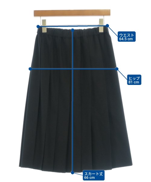 BLACK COMME des GARCONS（ブラックコムデギャルソン）ロング・マキシ丈スカート 黒 サイズ:XS レディース/2200723303060