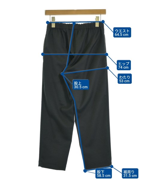 BLACK COMME des GARCONS（ブラックコムデギャルソン）クロップドパンツ 黒 サイズ:XS レディース/2200723303091