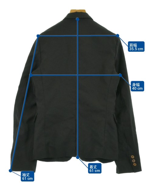 BLACK COMME des GARCONS（ブラックコムデギャルソン）カジュアルジャケット 黒 サイズ:XS レディース/2200713853018