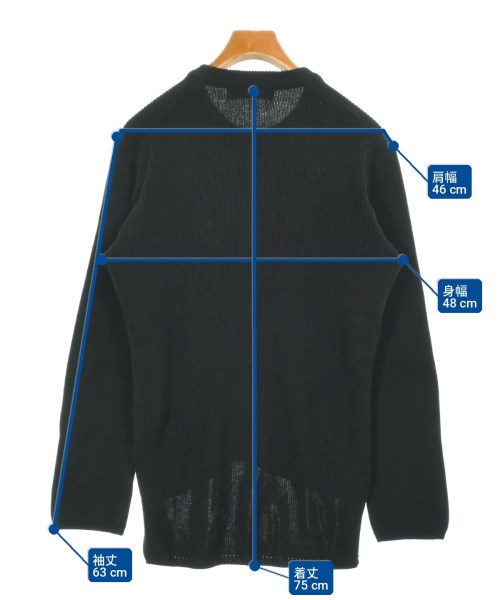 BLACK COMME des GARCONS（ブラックコムデギャルソン）ニット・セーター 黒 サイズ:L メンズ/2200723703037