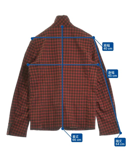 BLACK COMME des GARCONS（ブラックコムデギャルソン）ジャケット 赤 サイズ:S レディース/2200724726028