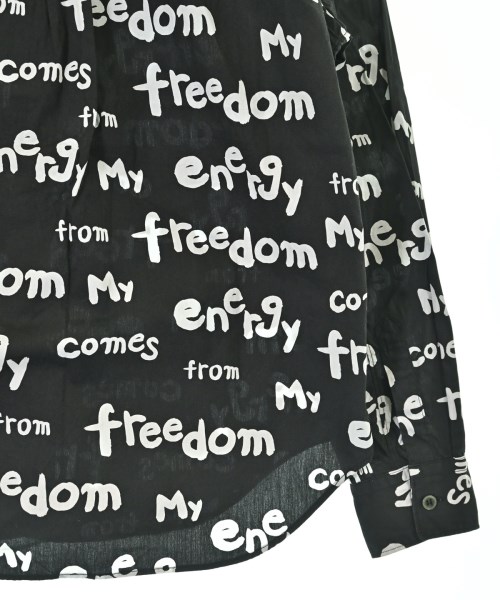 BLACK COMME des GARCONS（ブラックコムデギャルソン）カジュアルシャツ 黒 サイズ:XS メンズ/2200722075111