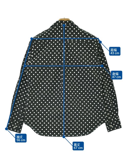 BLACK COMME des GARCONS（ブラックコムデギャルソン）カジュアルシャツ 黒 サイズ:S メンズ/2200722075128