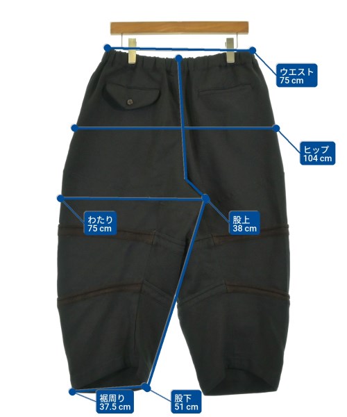 BLACK COMME des GARCONS（ブラックコムデギャルソン）ショートパンツ 黒 サイズ:M メンズ/2200727082176