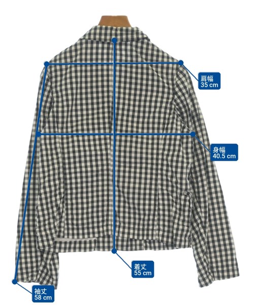 BLACK COMME des GARCONS（ブラックコムデギャルソン）カジュアルジャケット 黒 サイズ:XS レディース/2200727139030