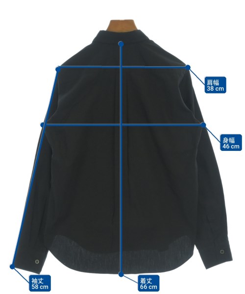 BLACK COMME des GARCONS（ブラックコムデギャルソン）カジュアルシャツ 黒 サイズ:S レディース/2200727166043