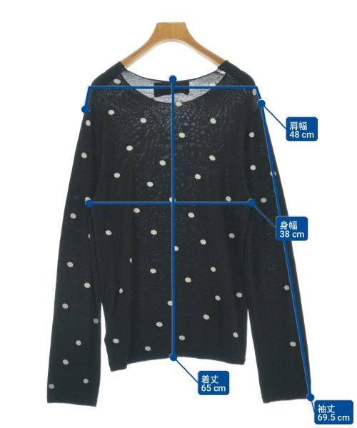 BLACK COMME des GARCONS（ブラックコムデギャルソン）ニット・セーター 黒 サイズ:S レディース/2200728093027