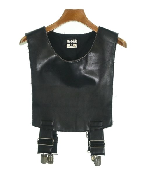 BLACK COMME des GARCONS(ブラックコムデギャルソン)ベスト 黒 サイズ:S/2200683140040