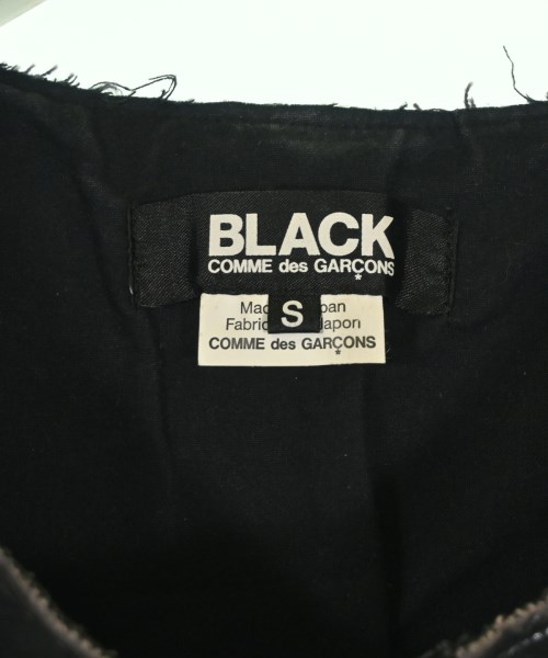 BLACK COMME des GARCONS（ブラックコムデギャルソン）ベスト 黒 サイズ:S レディース/2200683140040