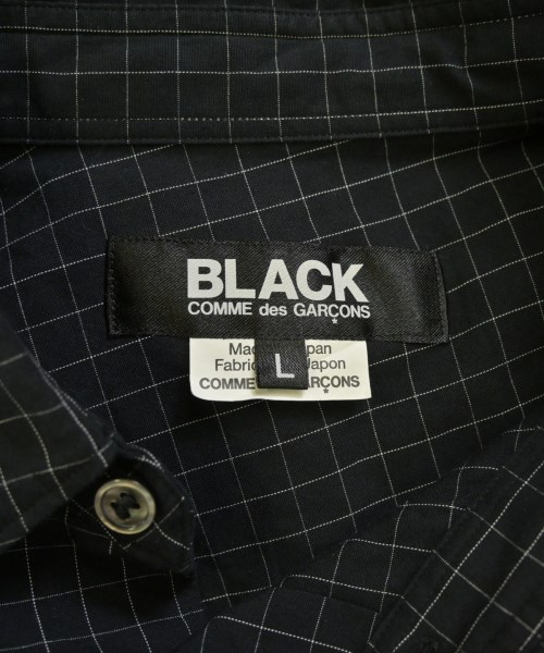 BLACK COMME des GARCONS（ブラックコムデギャルソン）カジュアルシャツ 黒 サイズ:L メンズ/2200681462113