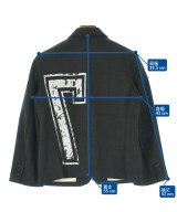 BLACK COMME des GARCONS（ブラックコムデギャルソン）テーラードジャケット グレー サイズ:XS レディース/2200683334012