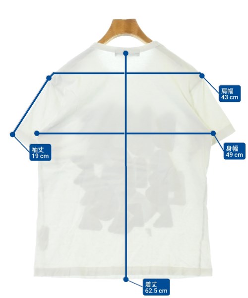 BLACK COMME des GARCONS（ブラックコムデギャルソン）Tシャツ・カットソー 白 サイズ:L メンズ/2200678558096