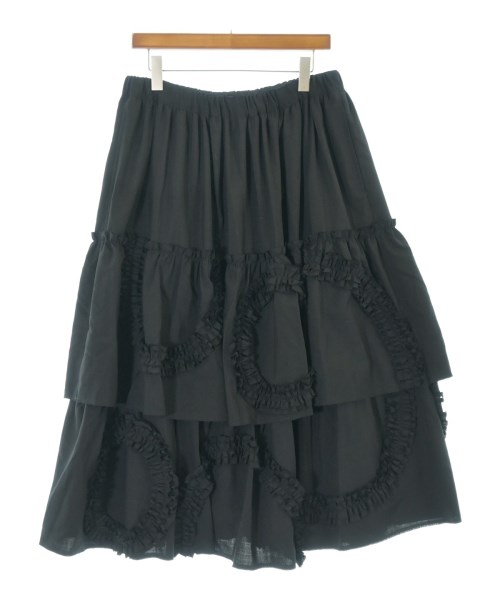 BLACK COMME des GARCONS(ブラックコムデギャルソン)ロング・マキシ丈スカート 黒 サイズ:XL/2200684720029