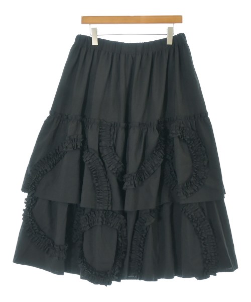 BLACK COMME des GARCONS（ブラックコムデギャルソン）ロング・マキシ丈スカート 黒 サイズ:XL レディース/2200684720029