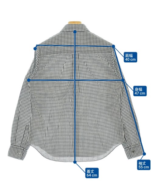 BLACK COMME des GARCONS（ブラックコムデギャルソン）カジュアルシャツ 黒 サイズ:XS レディース/2200685010082