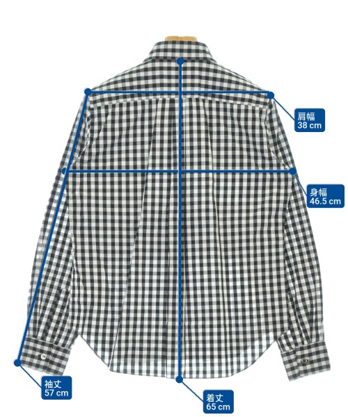 BLACK COMME des GARCONS（ブラックコムデギャルソン）カジュアルシャツ 黒 サイズ:XS レディース/2200685010105