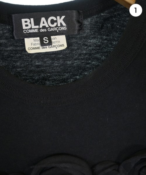 BLACK COMME des GARCONS（ブラックコムデギャルソン）Tシャツ・カットソー 黒 サイズ:S レディース/2200685010112