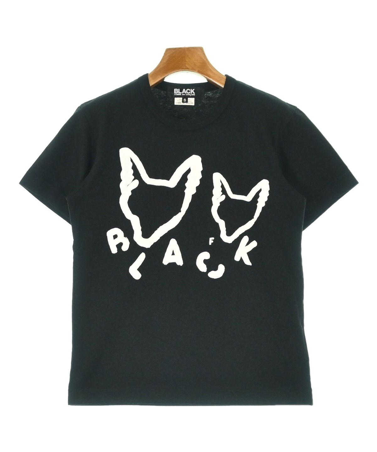 COMME des GARÇONS ブラック Tシャツ Sサイズ BLACK COMME des GARCONS（ブラックコムデギャルソン）Tシャツ
