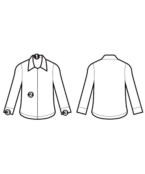 BLACK COMME des GARCONS（ブラックコムデギャルソン）カジュアルシャツ 白 サイズ:L メンズ/2200685521038