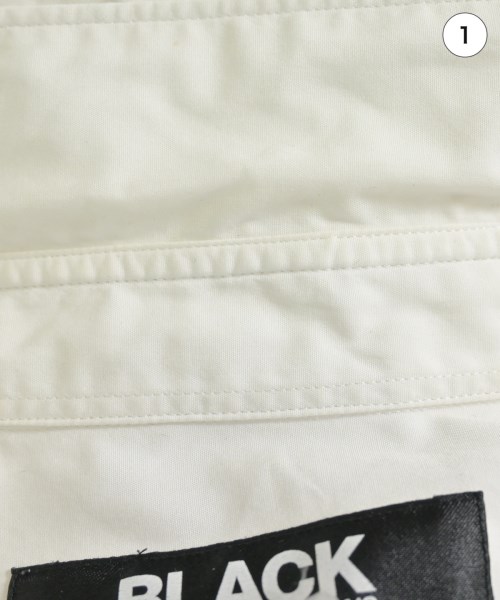 BLACK COMME des GARCONS（ブラックコムデギャルソン）カジュアルシャツ 白 サイズ:L メンズ/2200685521038