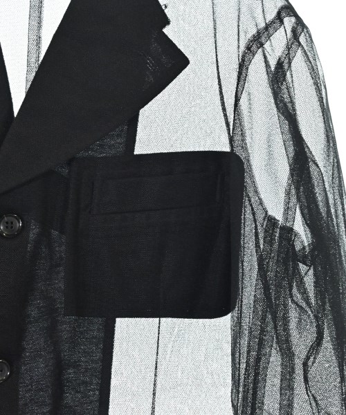 BLACK COMME des GARCONS（ブラックコムデギャルソン）カジュアルジャケット 黒 サイズ:S メンズ/2200686143123