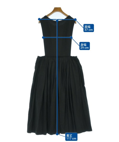 BLACK COMME des GARCONS（ブラックコムデギャルソン）ワンピース 黒 サイズ:S レディース/2200684669014