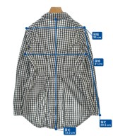 BLACK COMME des GARCONS（ブラックコムデギャルソン）カジュアルジャケット 黒 サイズ:S レディース/2200689359040