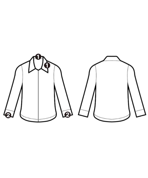 BLACK COMME des GARCONS（ブラックコムデギャルソン）カジュアルシャツ 白 サイズ:S レディース/2200689666056