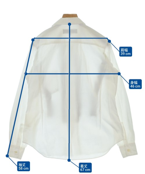 BLACK COMME des GARCONS（ブラックコムデギャルソン）カジュアルシャツ 白 サイズ:S レディース/2200689666056