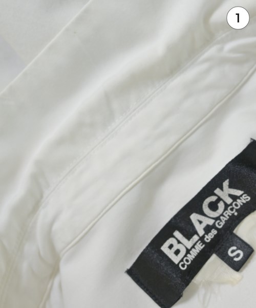 BLACK COMME des GARCONS（ブラックコムデギャルソン）カジュアルシャツ 白 サイズ:S レディース/2200689666056