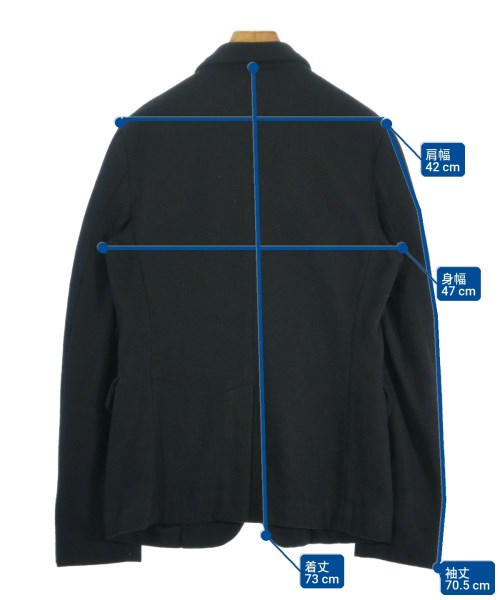BLACK COMME des GARCONS（ブラックコムデギャルソン）テーラードジャケット 黒 サイズ:M メンズ/2200685629031