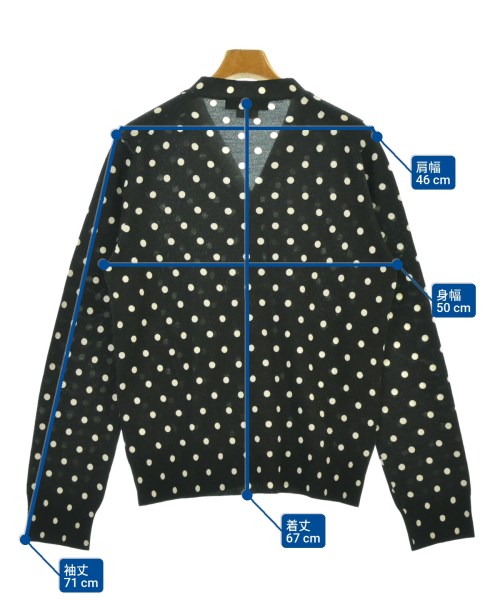 BLACK COMME des GARCONS（ブラックコムデギャルソン）カーディガン 黒 サイズ:L メンズ/2200690477030