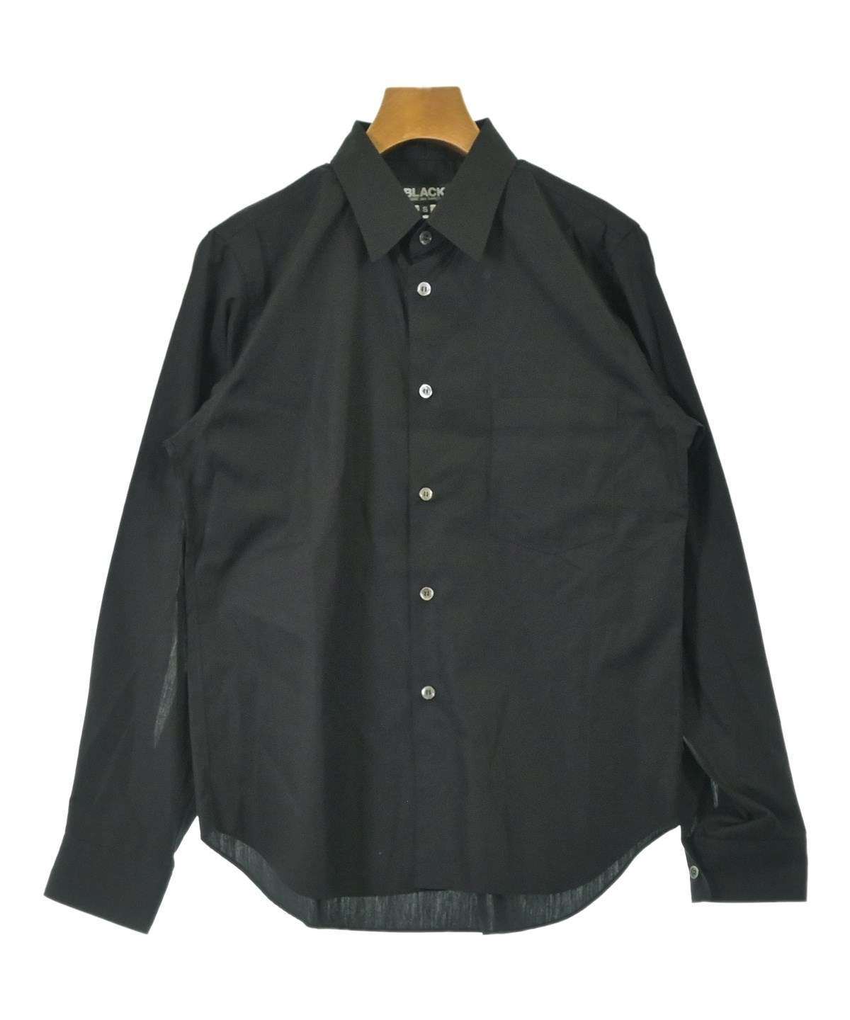ブラック コムデギャルソン プリーツシャツ 黒 BLACK COMME des GARCONS（ブラックコムデギャルソン）カジュアル