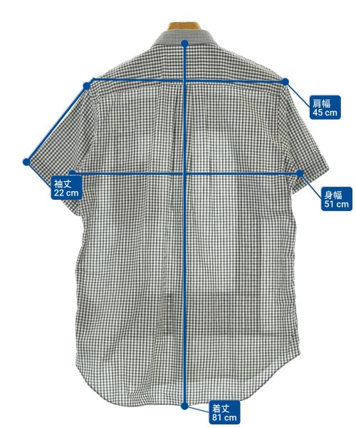 BLACK COMME des GARCONS（ブラックコムデギャルソン）カジュアルシャツ 黒 サイズ:M メンズ/2200690125030